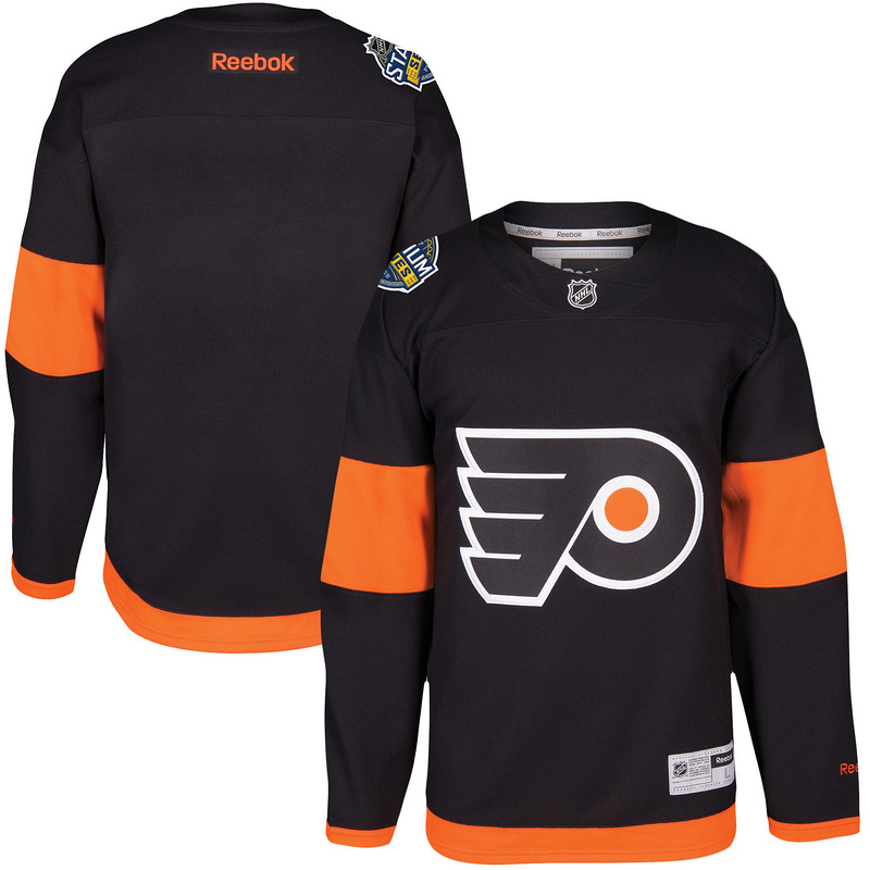 Men Philadelphia Flyers Reebok Black 2017 Stadium Series Premier Jersey->more nhl jerseys->NHL Jersey